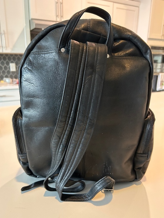 Genuine Leather Multi-Pocket Backpack main image 5